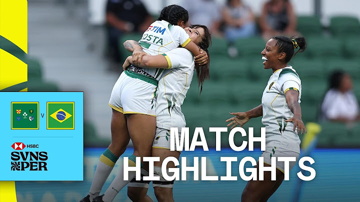 Brazil RACE to the knockouts 💨 | Ireland v Brazil | HSBC SVNS Perth 2025 | Women's Match Highlights
