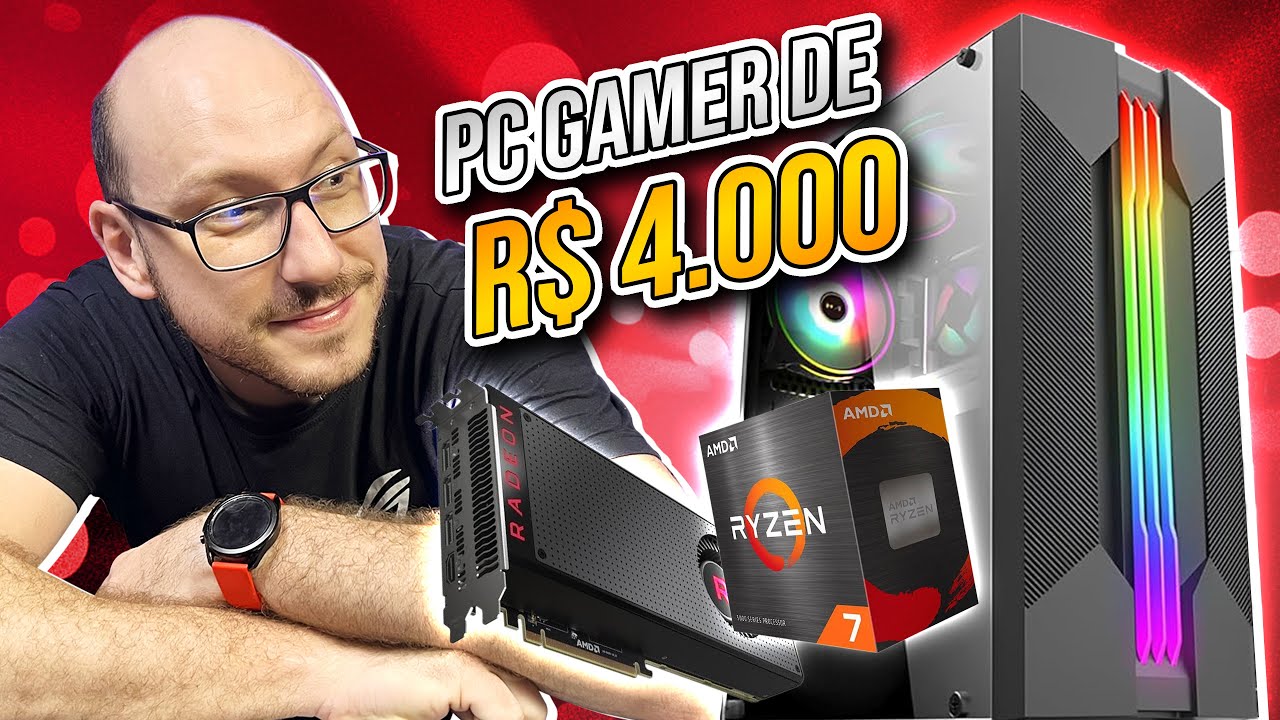 PC Gamer de 4 mil reais - PC Baratinho Plus 2025