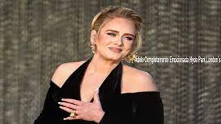 Adele llora en pleno concierto tras volver a casa para actuar en el British Summer Time