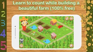 Learn counting|Farming for Kids |Countville: Farming game for kids with counting | App Preview ver 1 screenshot 2