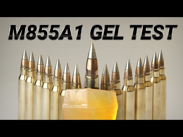 The Army's New Ammo Is a Long Distance Devastator - M855A1 Gel Test