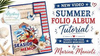Summer Folio Album | Tutorial by Marina Manioti