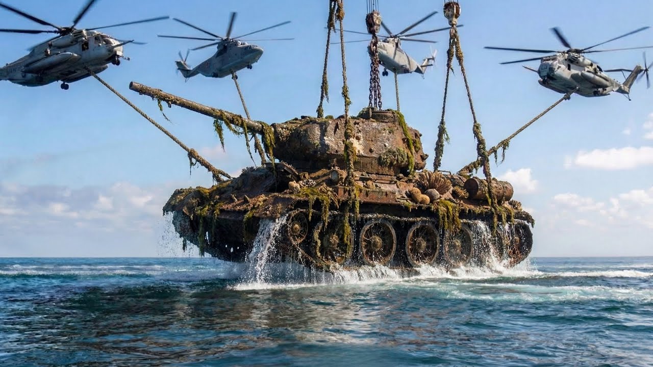 Salvaging and Restoring a Forgotten T-34 Tank Recovered from the Depths ...
