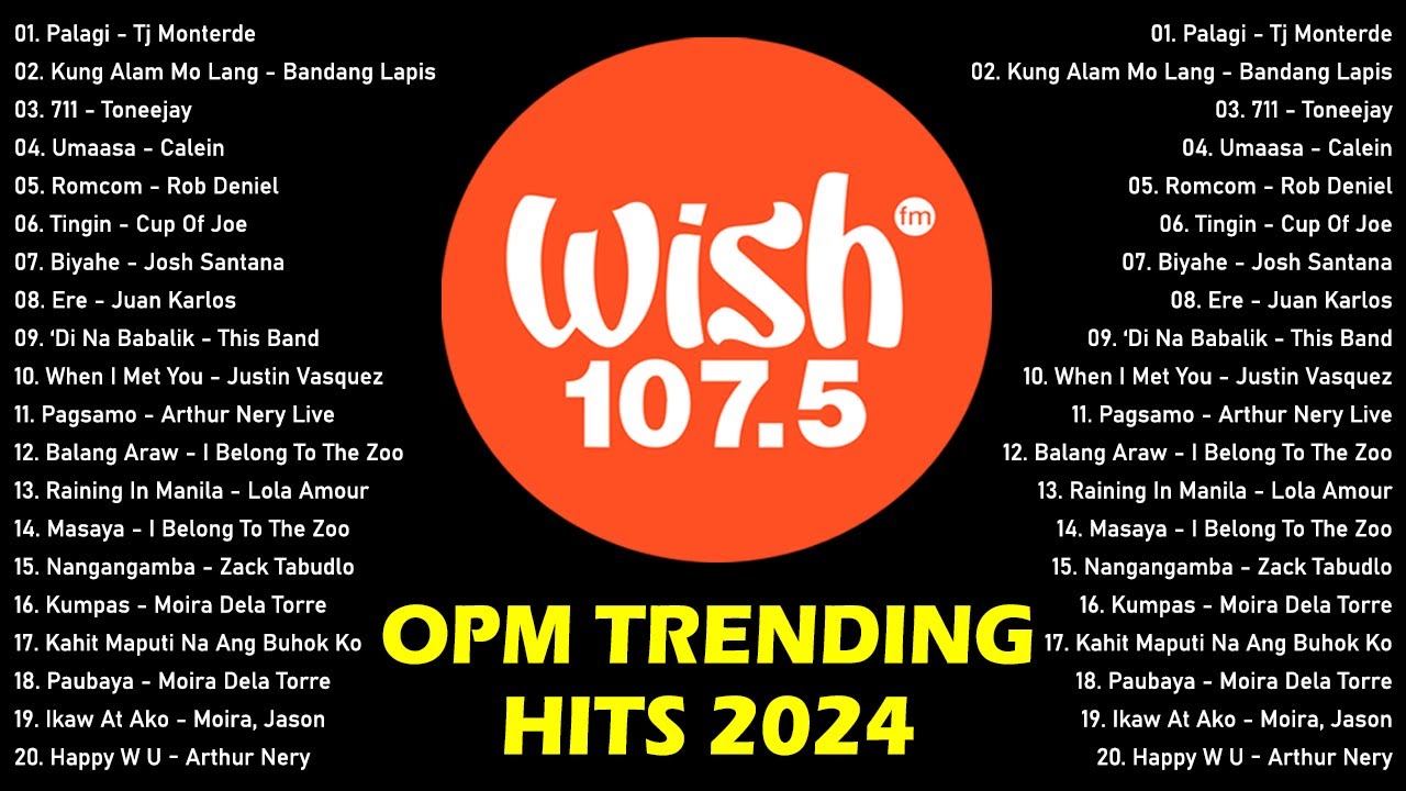 Top 1 Viral OPM Acoustic Love Songs 2024 Playlist  Best Of Wish 1075 Song Playlist 2024  opm8