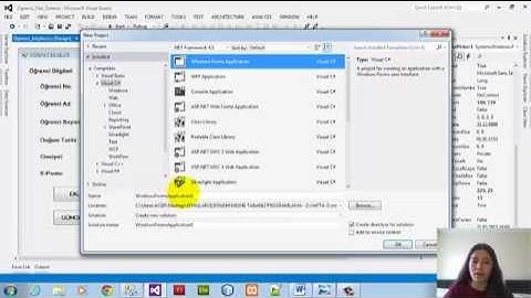 6-Visual Studio Form Ekranı İle Veritabanındaki Tabloya Kayıt Ekleme