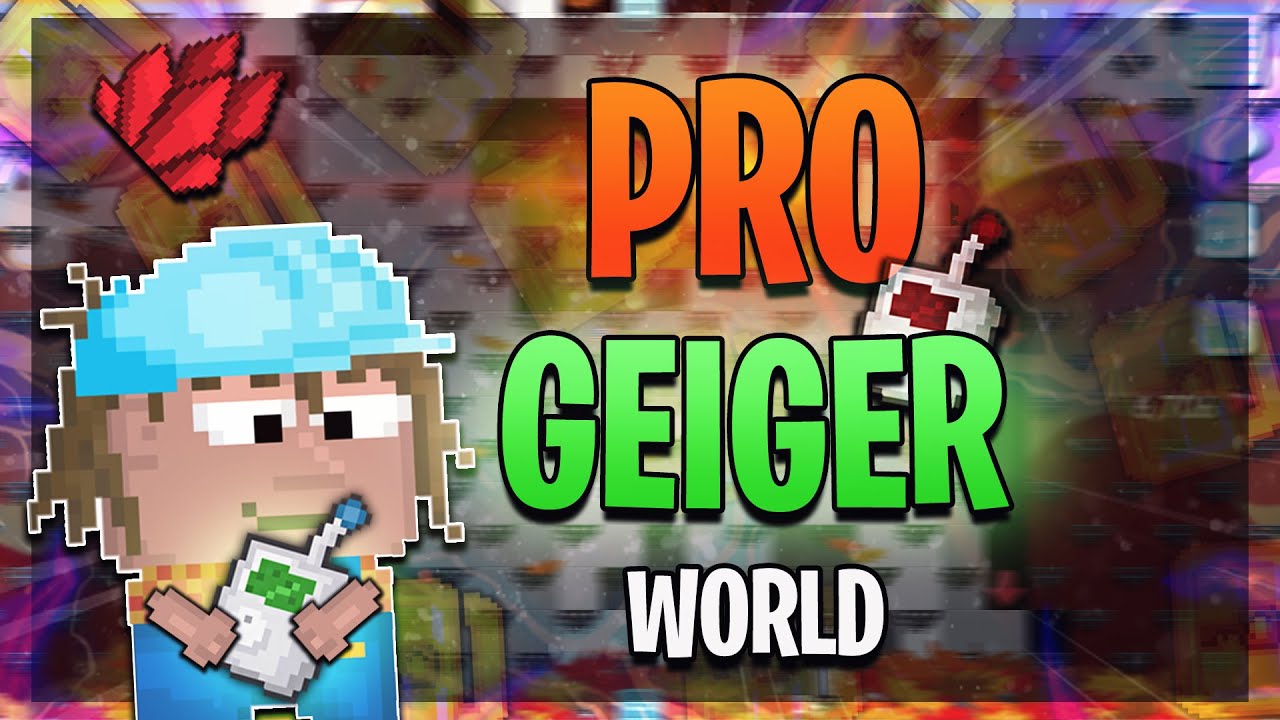 Building a PRO GEIGER World Growtopia YouTube