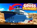 Our Ship Got Caught in a VERY Questionable Tsunami! (Stormworks)