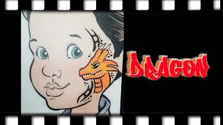 Dragon Face Painting Tutorial