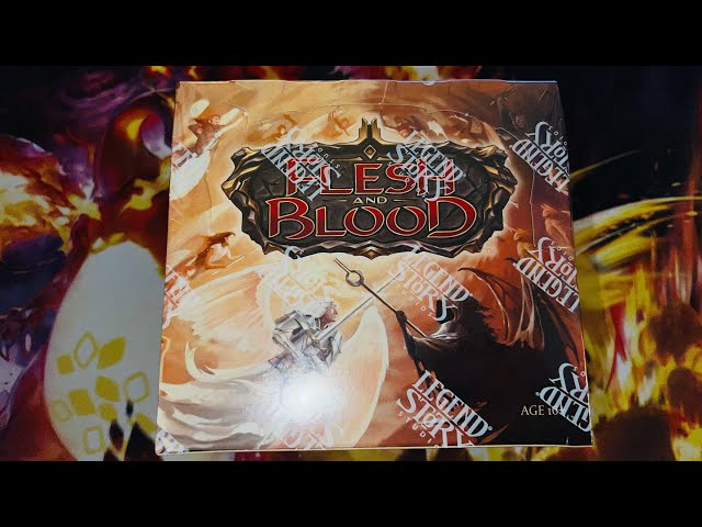 flesh and blood tcg monarch booster box 1st edition 2021 & English the canvas of the universe Flesh and Blood Monarch 1st