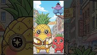 [Veggie Stories] Chaplin the Plum balances on a high ledge in one film | Fruit History Ep59 Pt 22