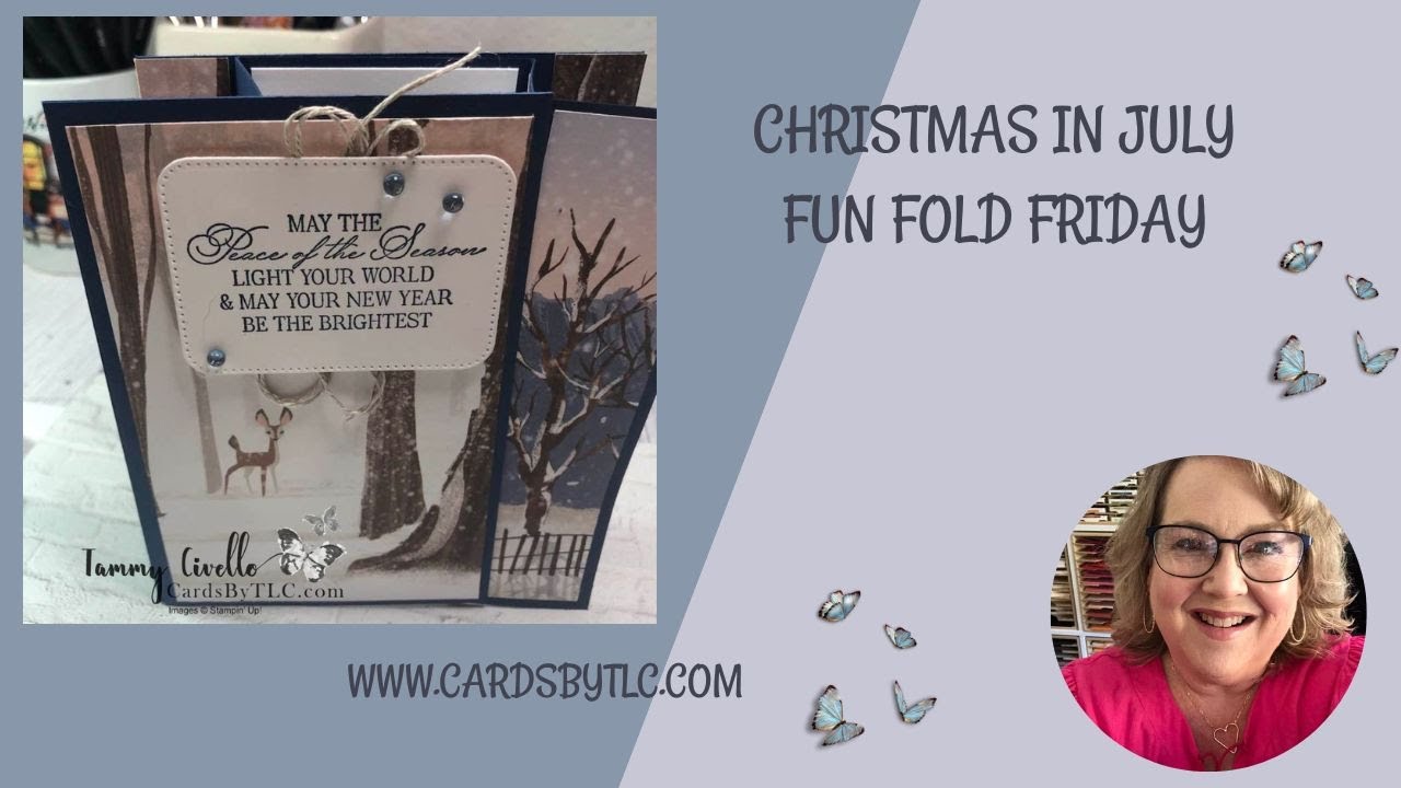 Christmas in July Fun Fold Friday - YouTube