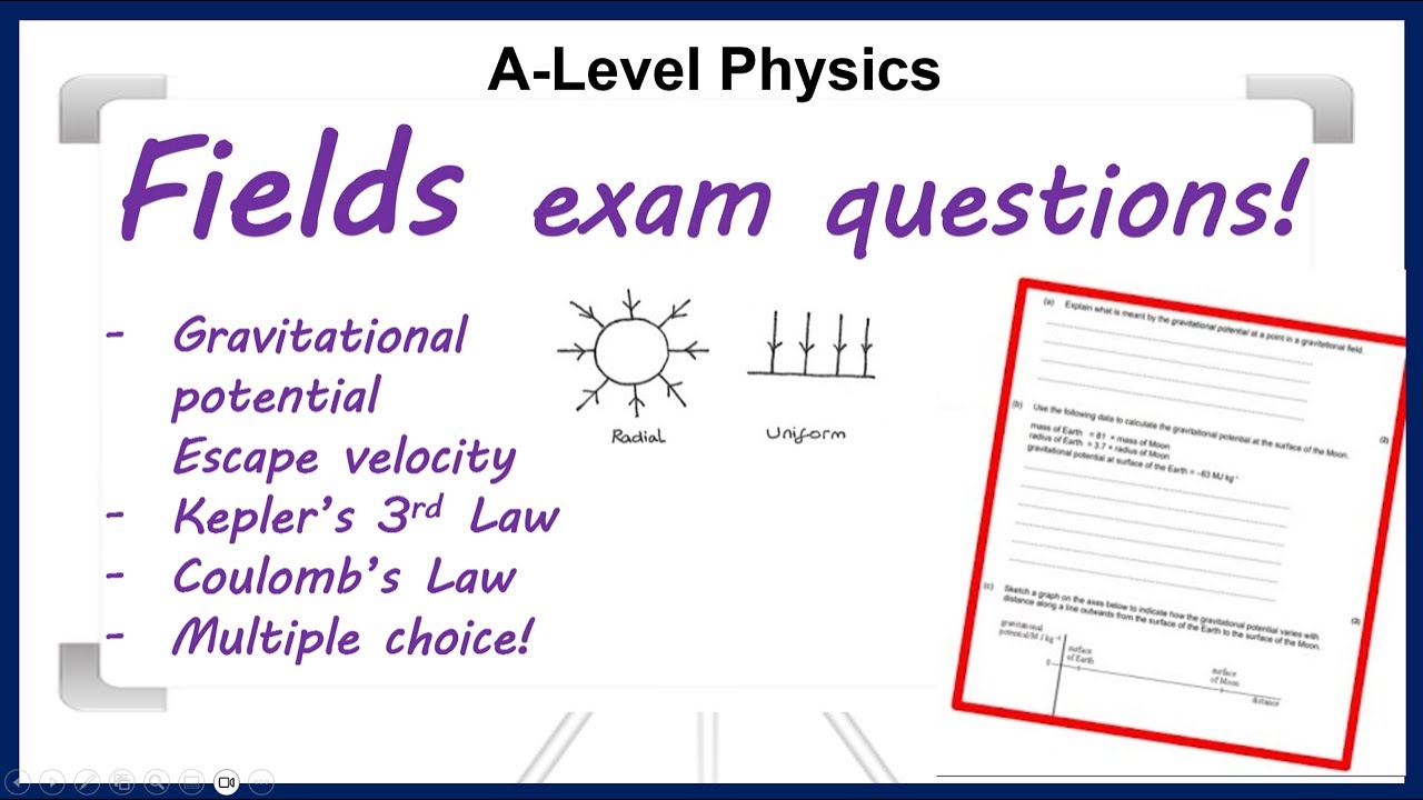 Fields exam questions! (A-level Physics)