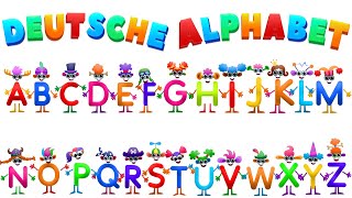 تعلم الحروف الألمانية للأطفال لفظ و كتابة مع أمثلة - جميع حروف اللغة الألمانية للأطفال