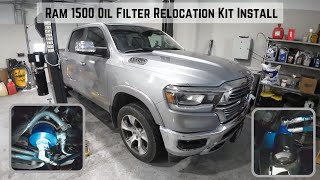 Ram Oil Filter Relocation Kit Install