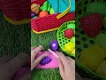 🌈 super satisfying magic fruit cutting! 🍓✨ asmr toy food slicing 🔪