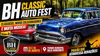 BH Classic Auto Fest reúne clássicos, novos colecionadores e música em Belo Horizonte