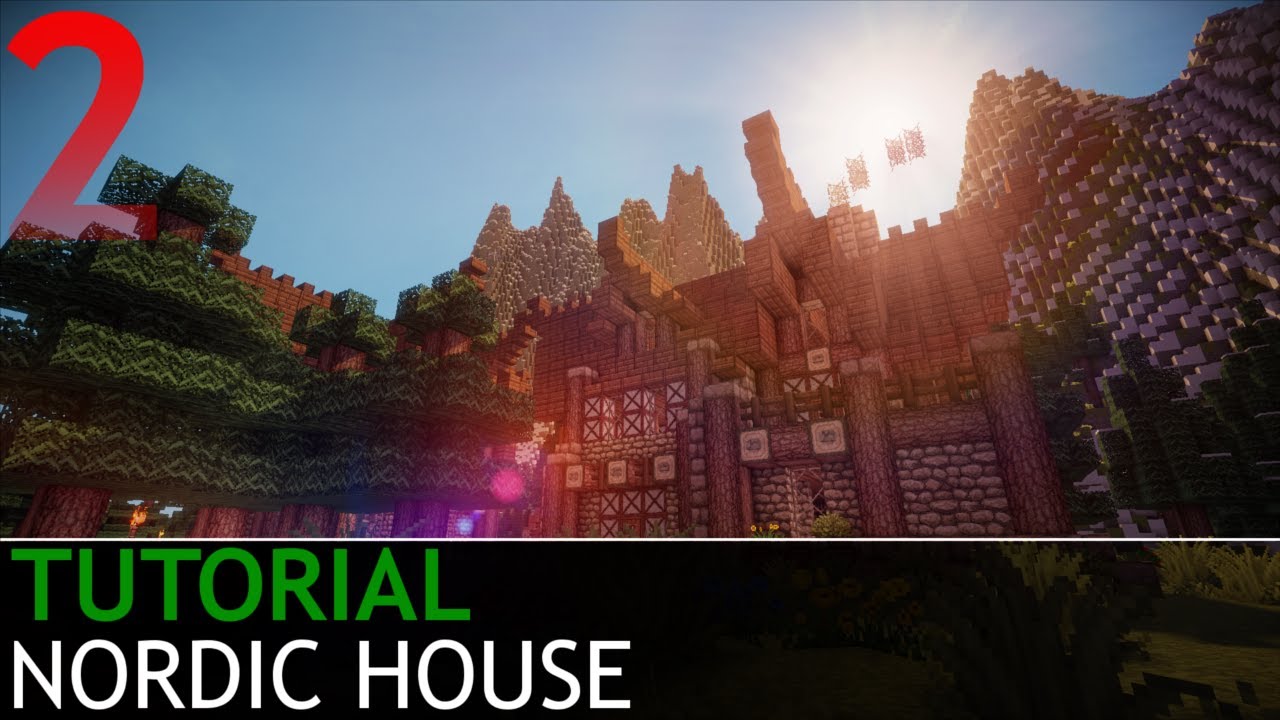 Minecraft - How to Build a Nordic House (Part 2/3) - YouTube