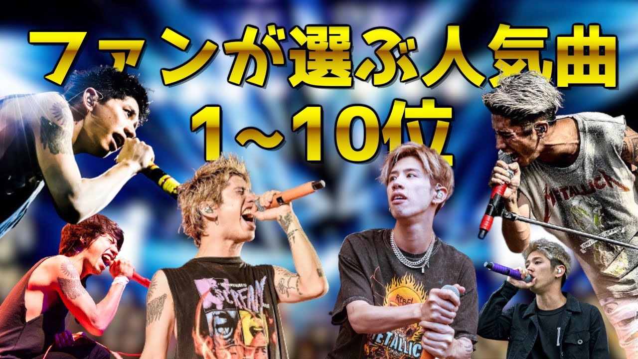 One Ok Rock ワンオク人気曲ランキングtop10 Youtube