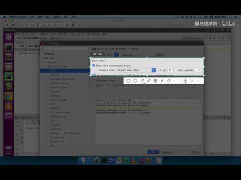 Python从入门到精通  131 031 PyCharm初始设置 09 设置编辑区域和控制台的字体显示
