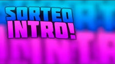 Intro Sorteo