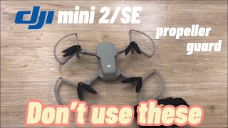 Dji Mini 2/SE propeller guard TEST and Crash