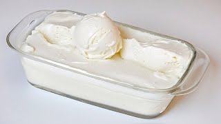 Easy Vanilla Ice Cream [3 ingredients]