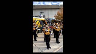 Marching Mizzou pregame outside the stadium 11 20 21