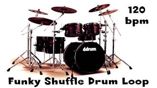 Funk Shuffle Drum Loop 120 bpm