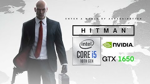 Hitman GTX 1650 & i5 10400F Gaming Benchmark 1080p Ultra Settings (Training Part)