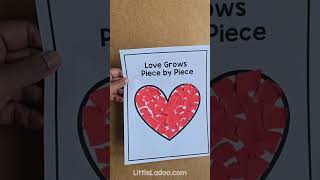 3 Easy prep Valentine crafts for preschool
