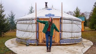 MONGOLIAN YURT Stay on a Biodynamic Farm 