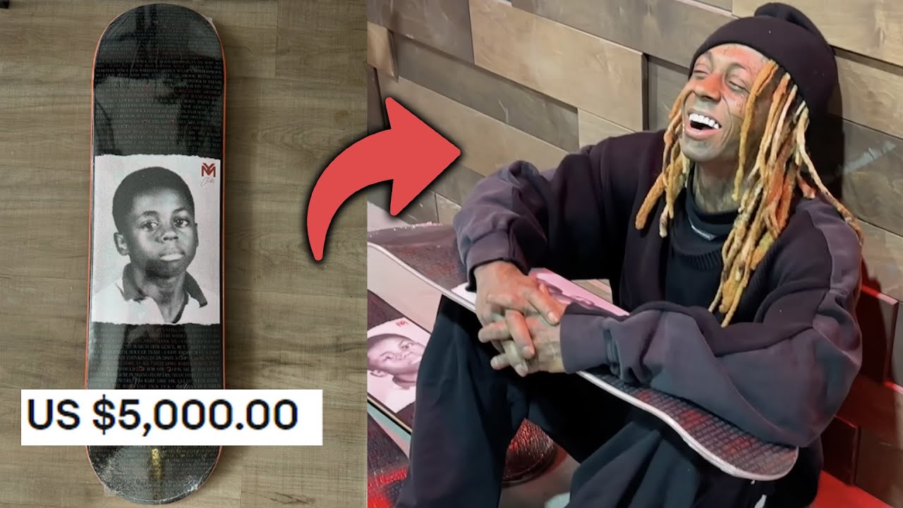 lil wayne dressed like a skater Lil Wayne In Skate Mode : rxphilly #WatsUpTV #datsWatsUp #lilwayne
