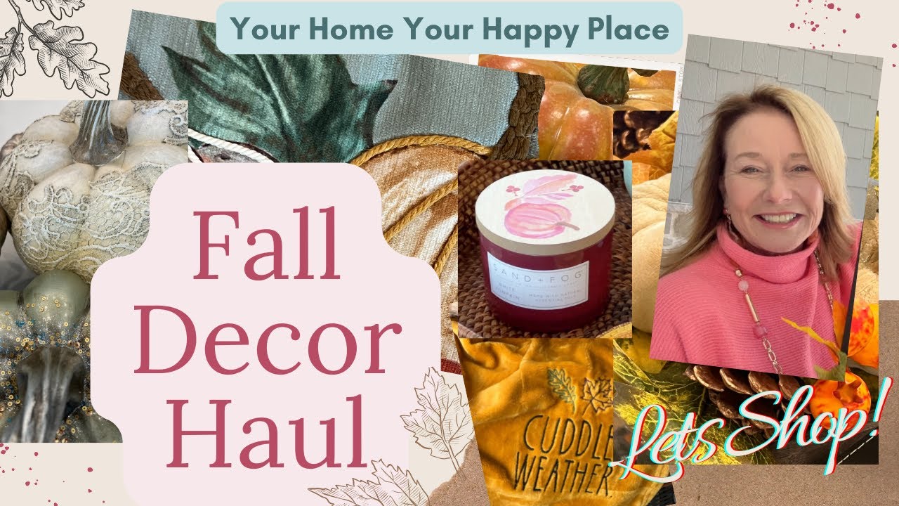 TJMaxx Fall Decor // Fall Haul Home Goods // Marshalls Fall Haul 2022
