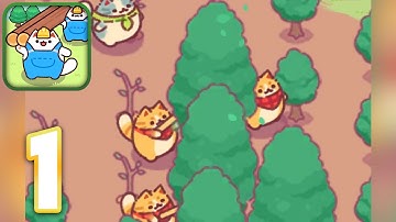 Lumbercat: Cute Idle Tycoon - Walkthrough Gameplay Part 1 - Tutorial (iOS, Android)