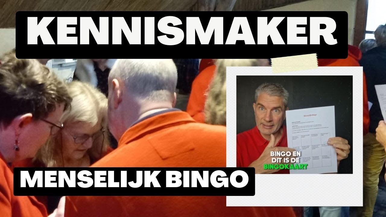 Kennismaker: 7 redenen waarom Menselijk bingo zo goed werkt