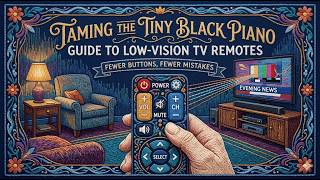 Selecting the Best Large Button TV Remote for Low Vision