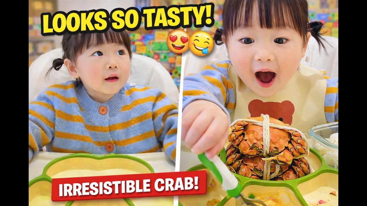 Warm Family Dinner Moment | Baby Enjoys Simple Food