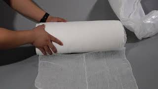 CE & ISO Approved Absorbent Pillow Gauze Zigzag Gauze Roll 65cmx100m 1ply