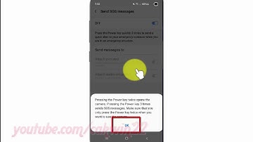 Samsung Galaxy S10 : How to turn on Send SOS messages