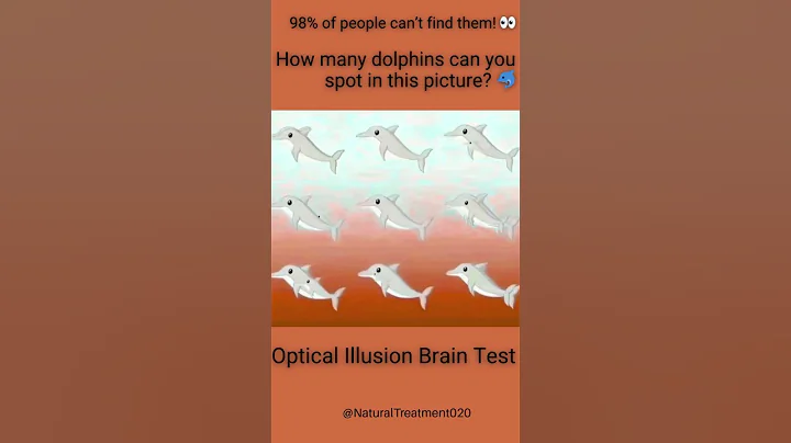 Only 2% Can Spot All the Dolphins.Test your brain and focus — how many can YOU find?