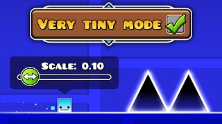 Si fueras muy pequeño en Geometry Dash