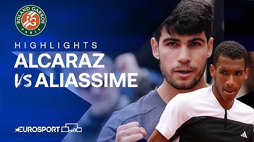 Felix Auger-Aliassime vs Carlos Alcaraz | Round 4 | Extended French Open 2024 Highlights 🇫🇷