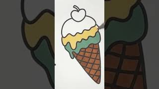 Color With Me | Ice Cream Cone Coloring Page 🍦 | Free Printable for Kids Color With Me | Ice Cream Cone Coloring Page 🍦 | Free Printable for Kids