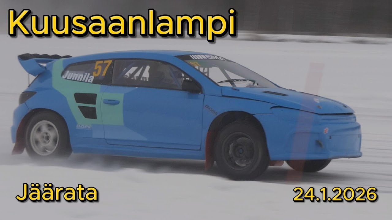 Kuusaanlampi jäärata 24.1.2026