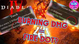 Same Thing? Burning Damage & Fire Damage Over Time