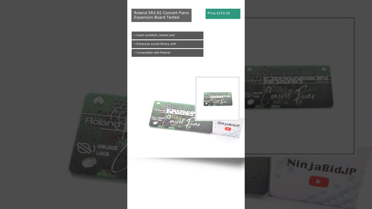 拡張カード Roland EXPANSION BOARD EXPERIENCE II 拡張カード ROLAND