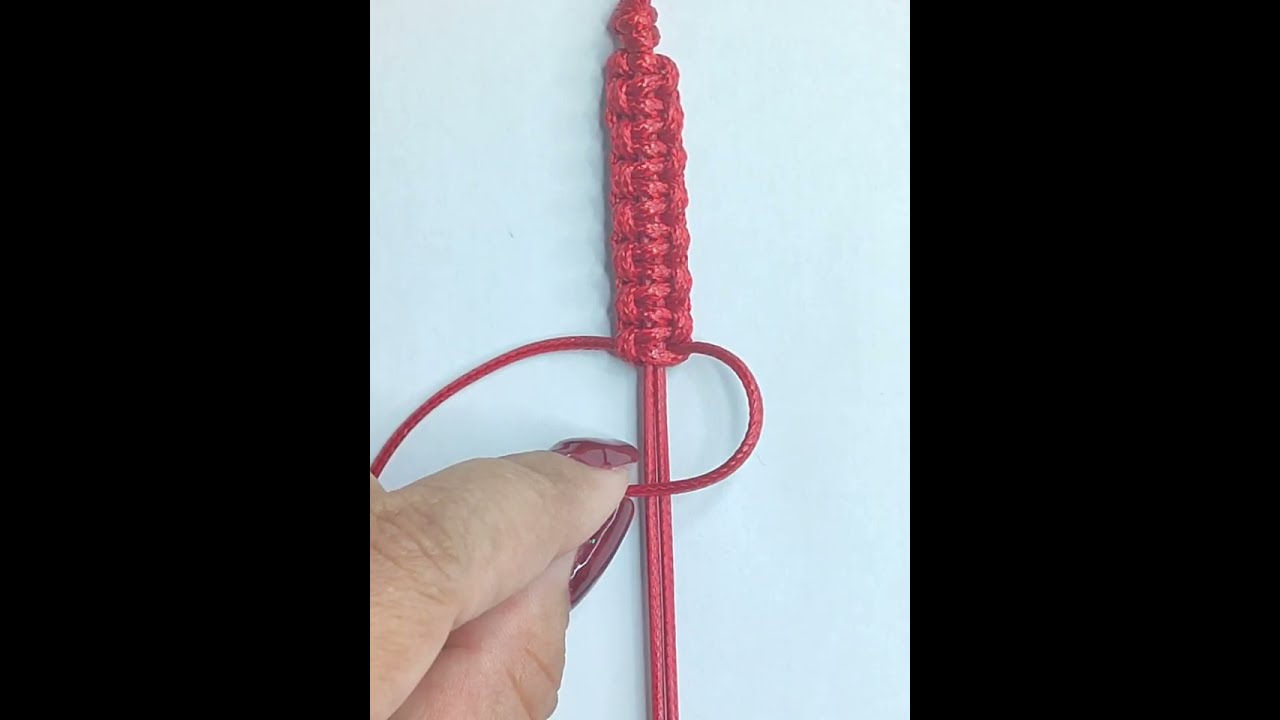 CÓMO HACER PULSERA DE HILO FÁCIL Y RÁPIDA ( PASO A PASO)
