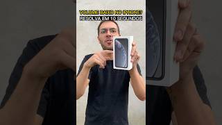 Seu iPhone está com o volume baixo?  #celular #apple #iphone #dicas