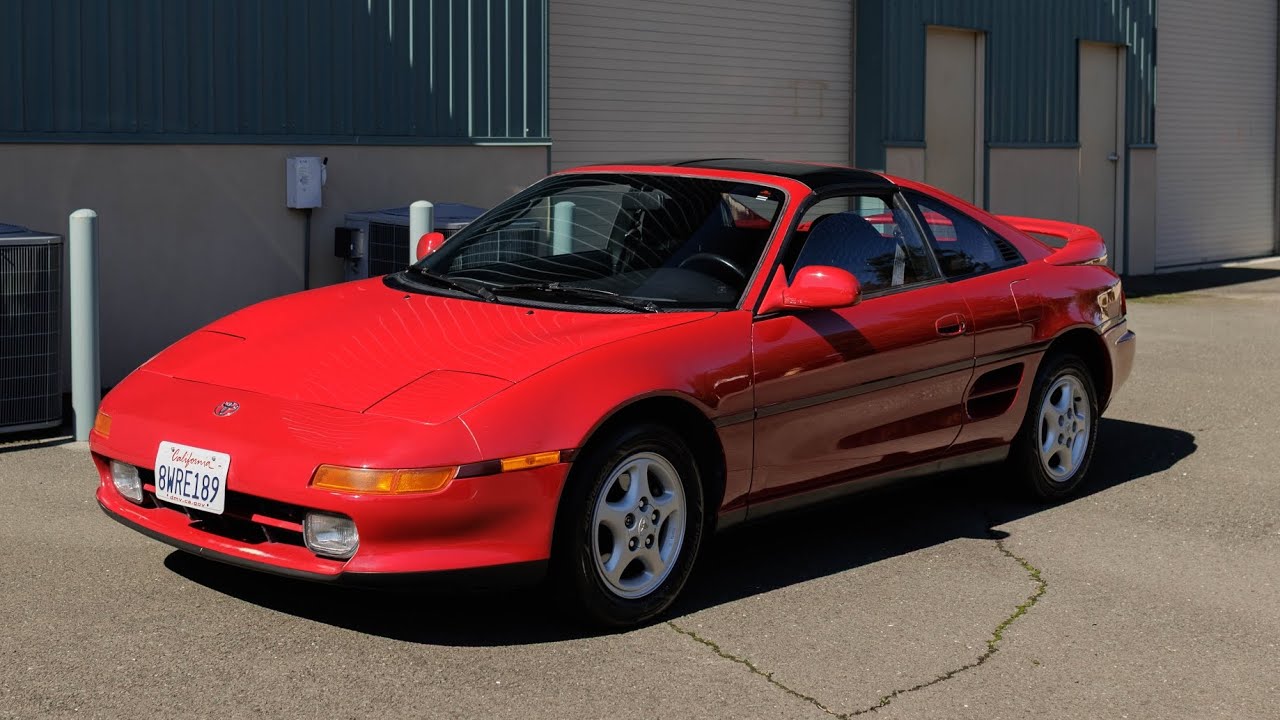 1991 Toyota MR2 Turbo 5 Speed - Coldstart, Walk-Around, Drive 