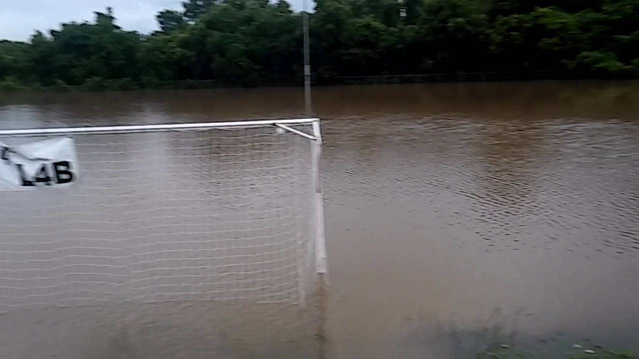 Flooded Soccer Fields in New Territory
